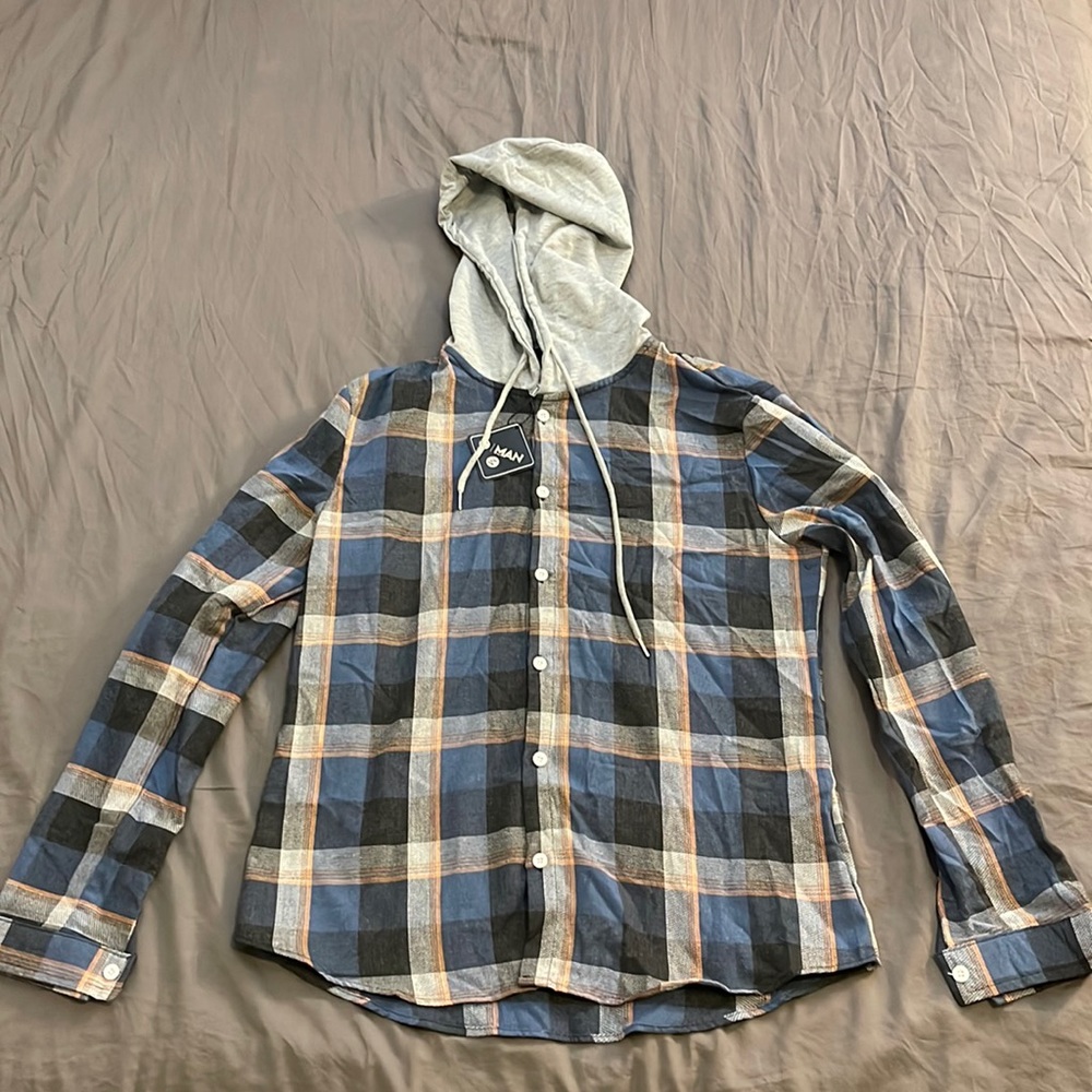 Blue Forever young lightweight shirt jacket